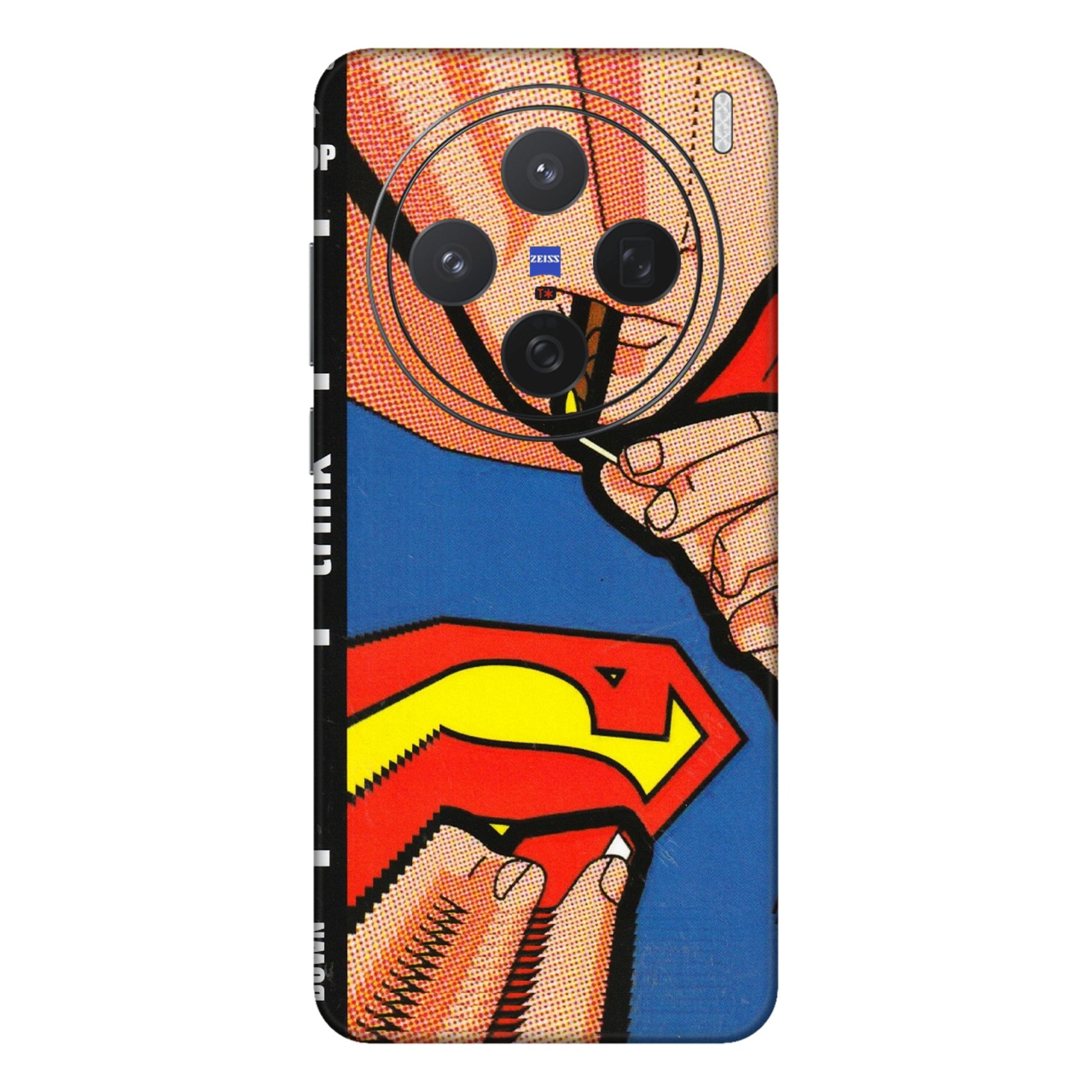 VIVO Z/V/X/T/U/S Series Phone Skins (All Models) - Superman Sutta - 3D Embossed Finish (L-130) Vivo X200 (5G)