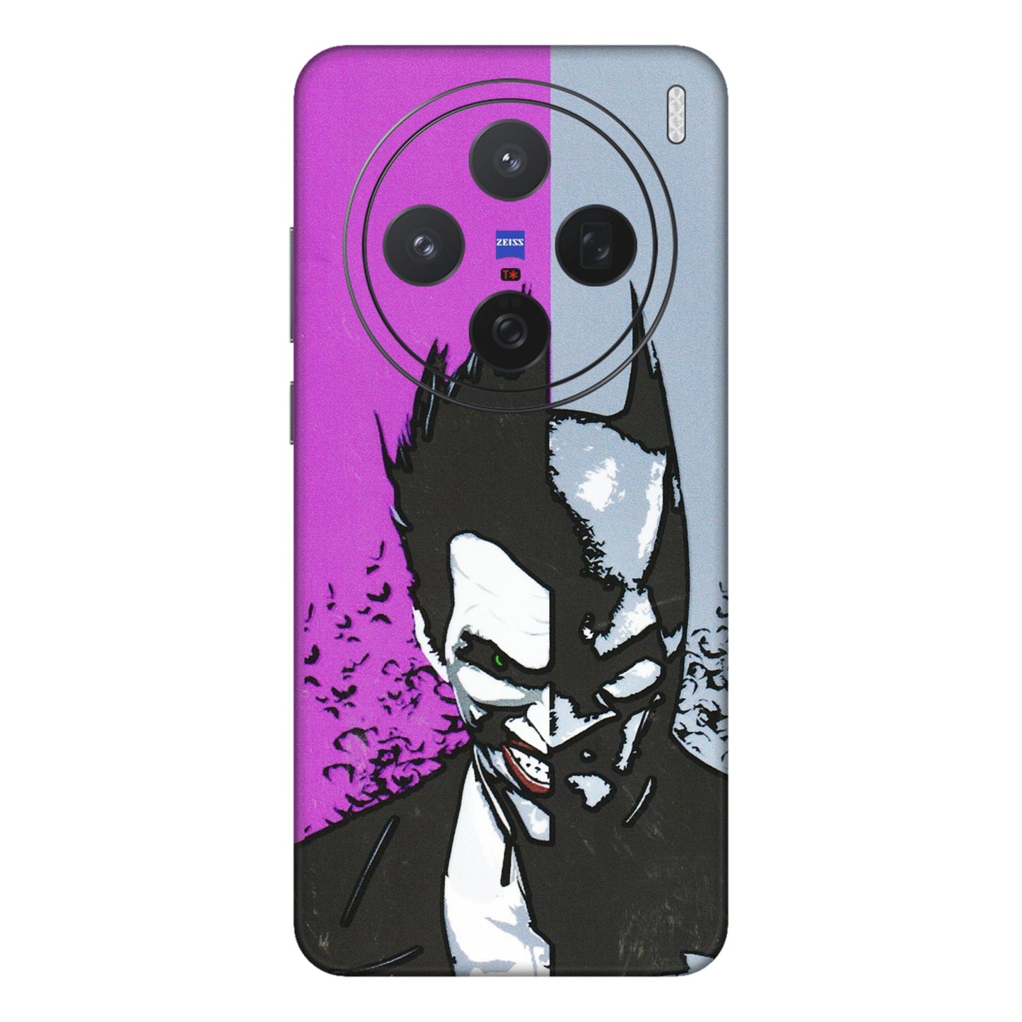 VIVO Z/V/X/T/U/S Series Phone Skins (All Models) - Batman & Joker - 3D Embossed Finish (L-143) Vivo X200 (5G)