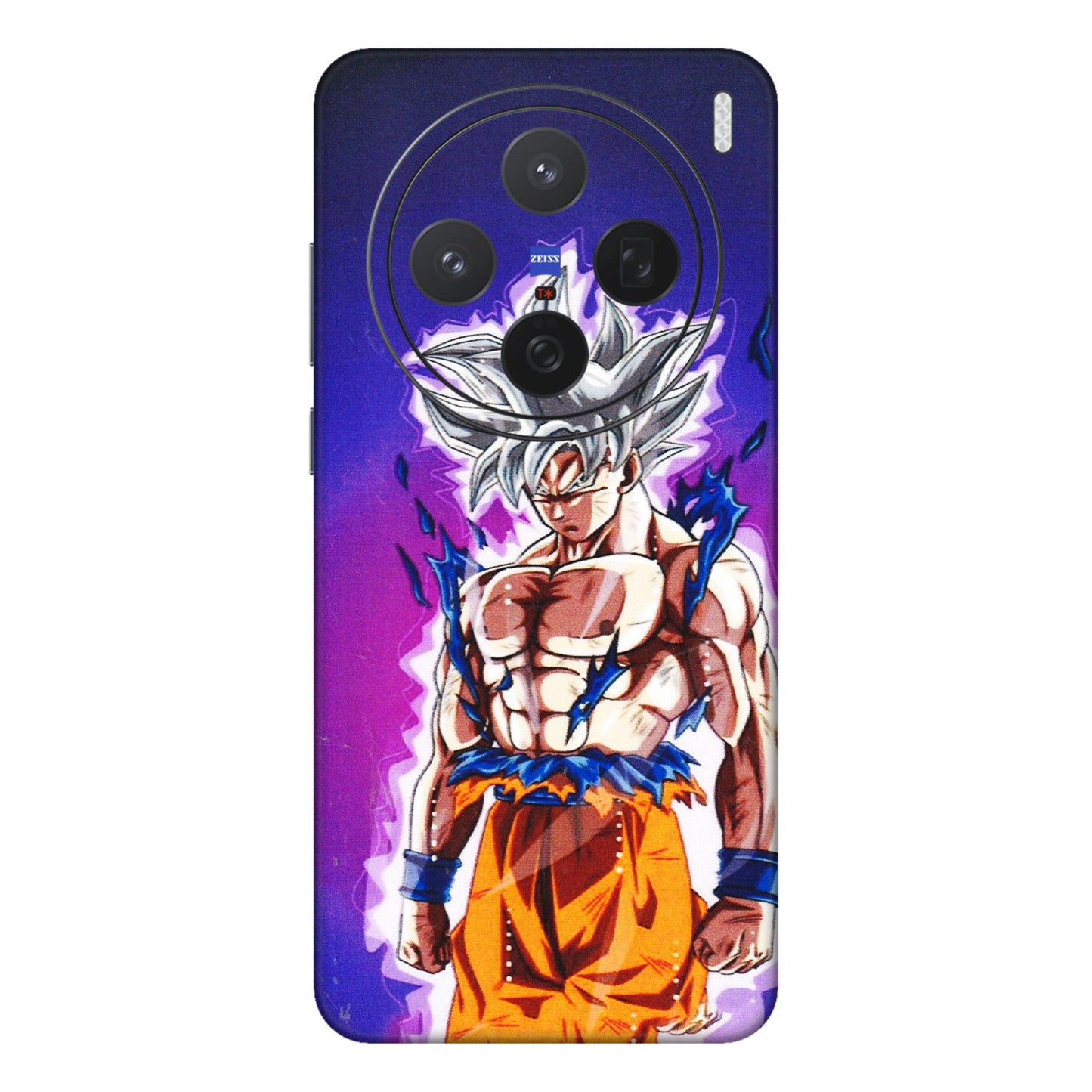 VIVO Z/V/X/T/U/S Series Phone Skins (All Models) - Goku Purple Anime - 3D Embossed Finish (L-147) Vivo X200 (5G)