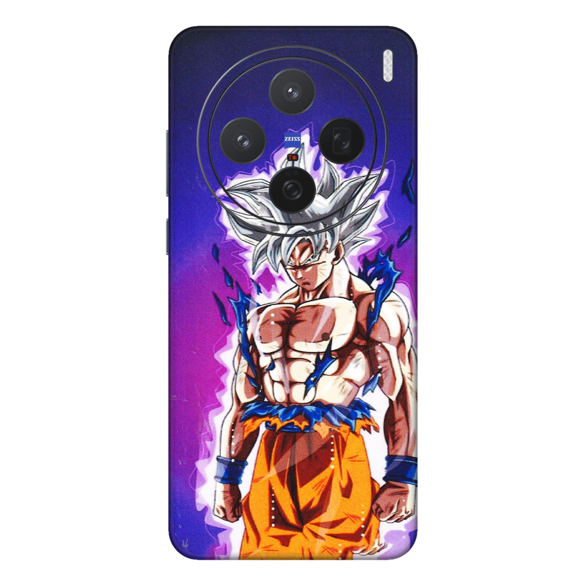 VIVO Z/V/X/T/U/S Series Phone Skins (All Models) - Goku Purple Anime - 3D Embossed Finish (L-147) Vivo X200 (5G)