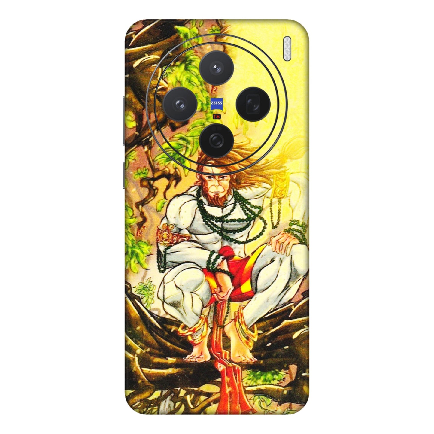 VIVO Z/V/X/T/U/S Series Phone Skins (All Models) - Lord Hanuman - 3D Embossed Finish (L-152) Vivo X200 (5G)
