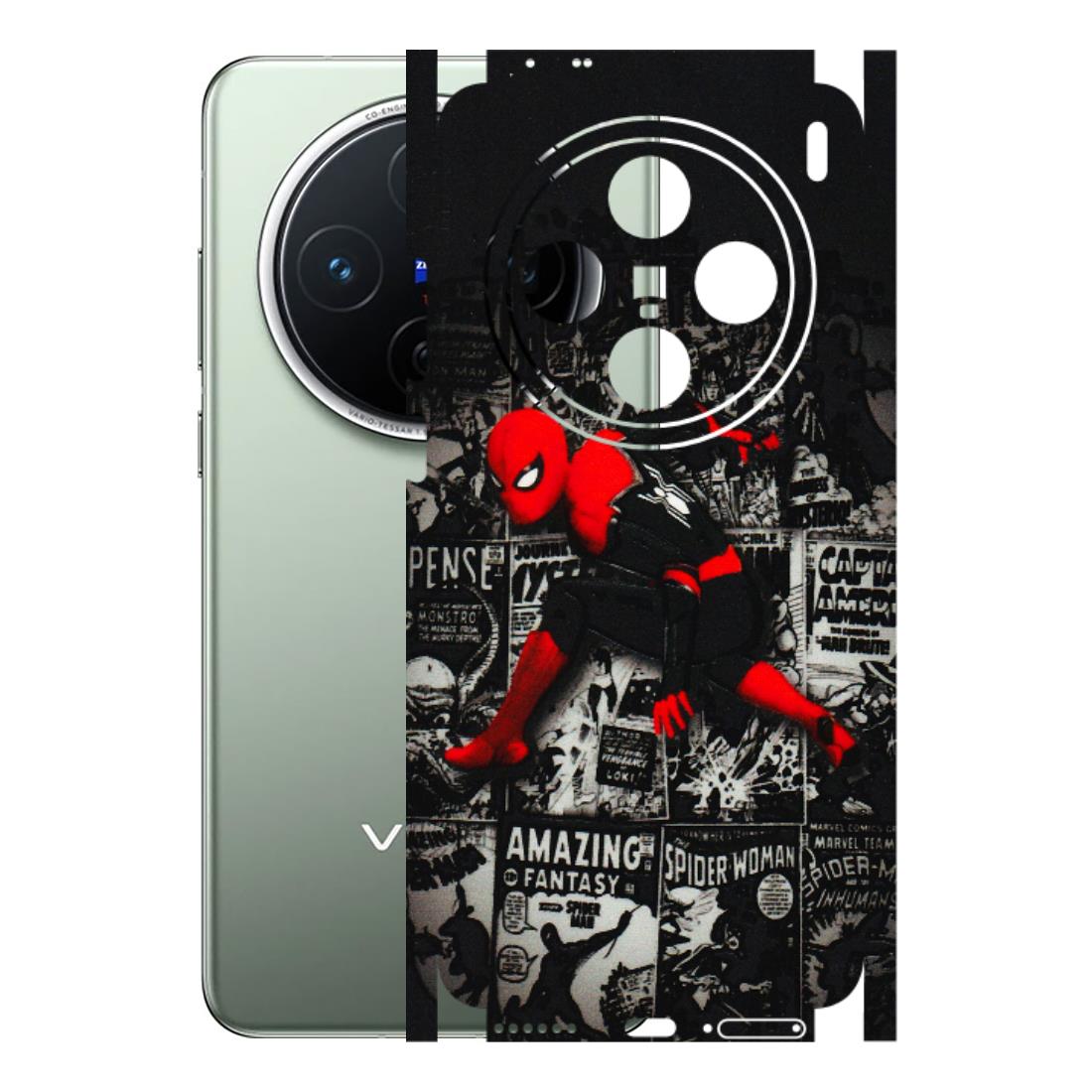 VIVO Z/V/X/T/U/S Series Phone Skins (All Models) - SpiderMan New - 3D Embossed Finish (L-162) Vivo X200 (5G)