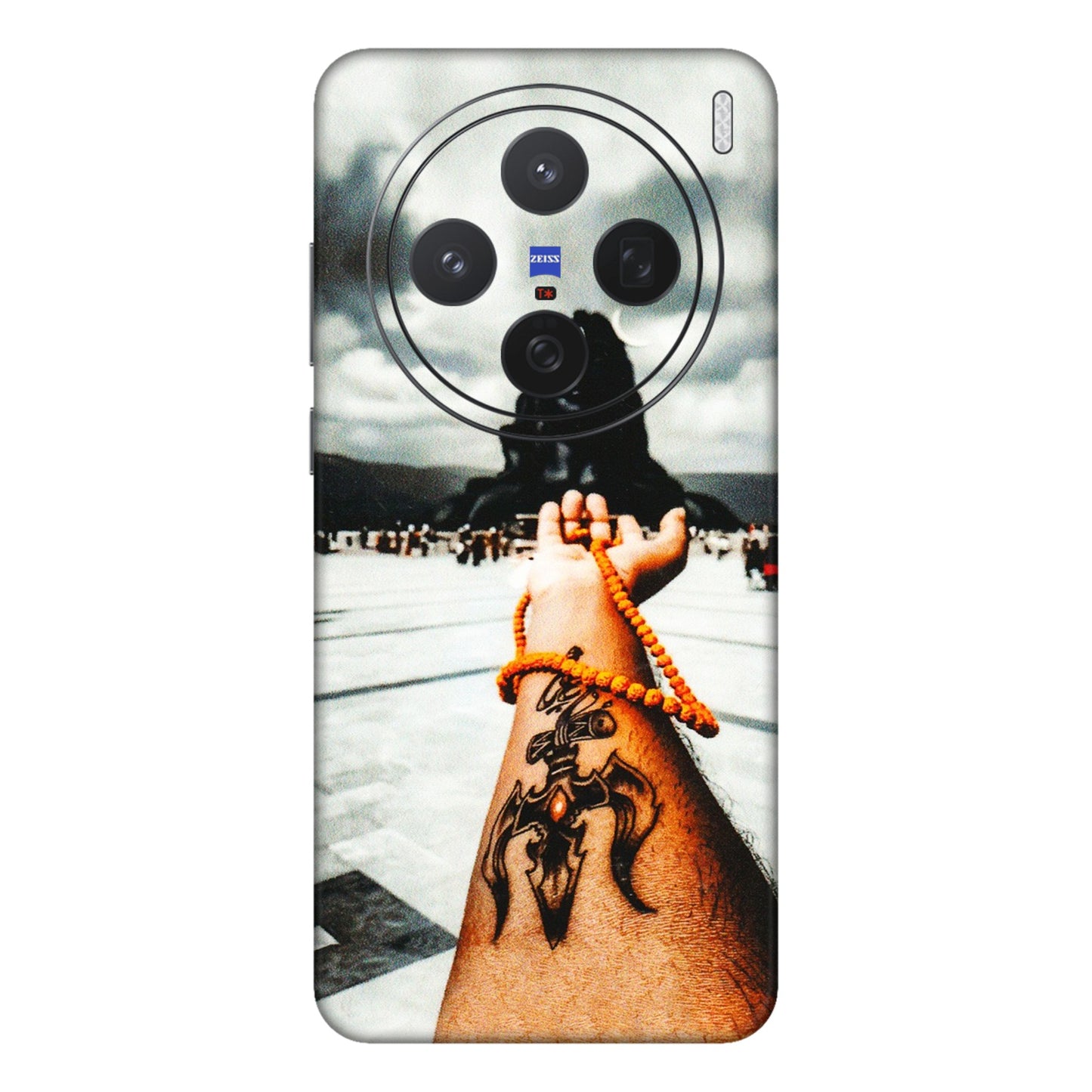 VIVO Z/V/X/T/U/S Series Phone Skins (All Models) - Jai Adiyogi Mahakaal - 3D Embossed Finish (L-164) Vivo X200 (5G)
