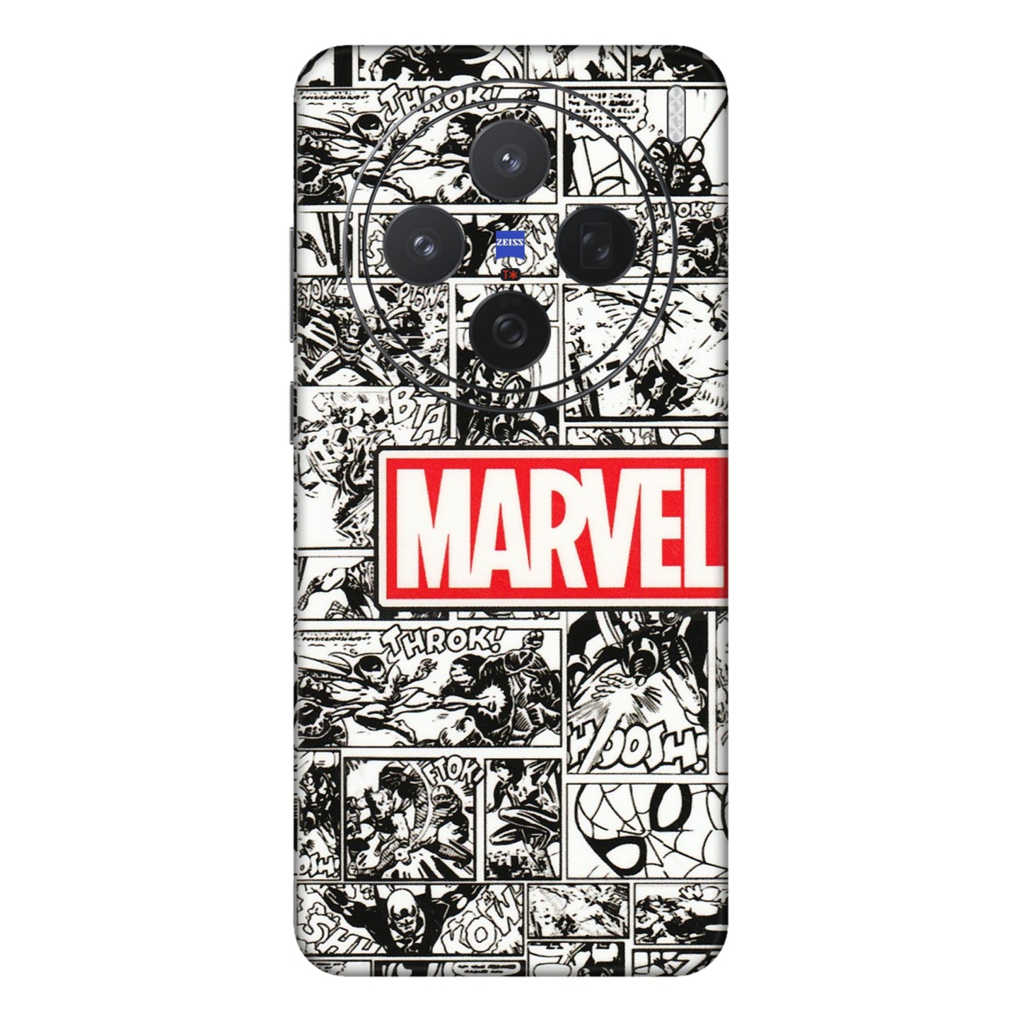 VIVO Z/V/X/T/U/S Series Phone Skins (All Models) - Marvel Comic - 3D Embossed Finish (L-171) Vivo X200 (5G)