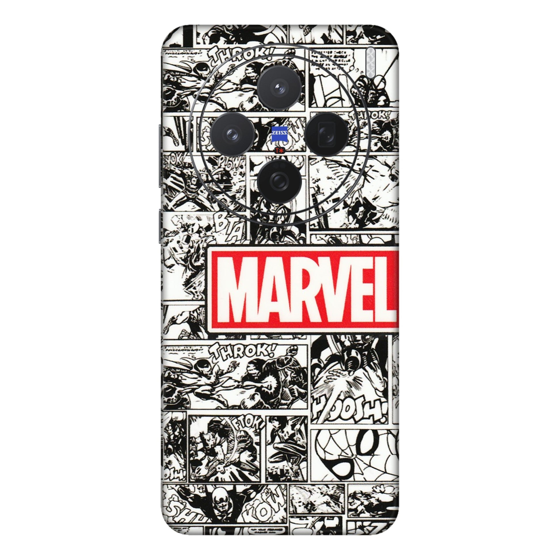 VIVO Z/V/X/T/U/S Series Phone Skins (All Models) - Marvel Comic - 3D Embossed Finish (L-171) Vivo X200 (5G)