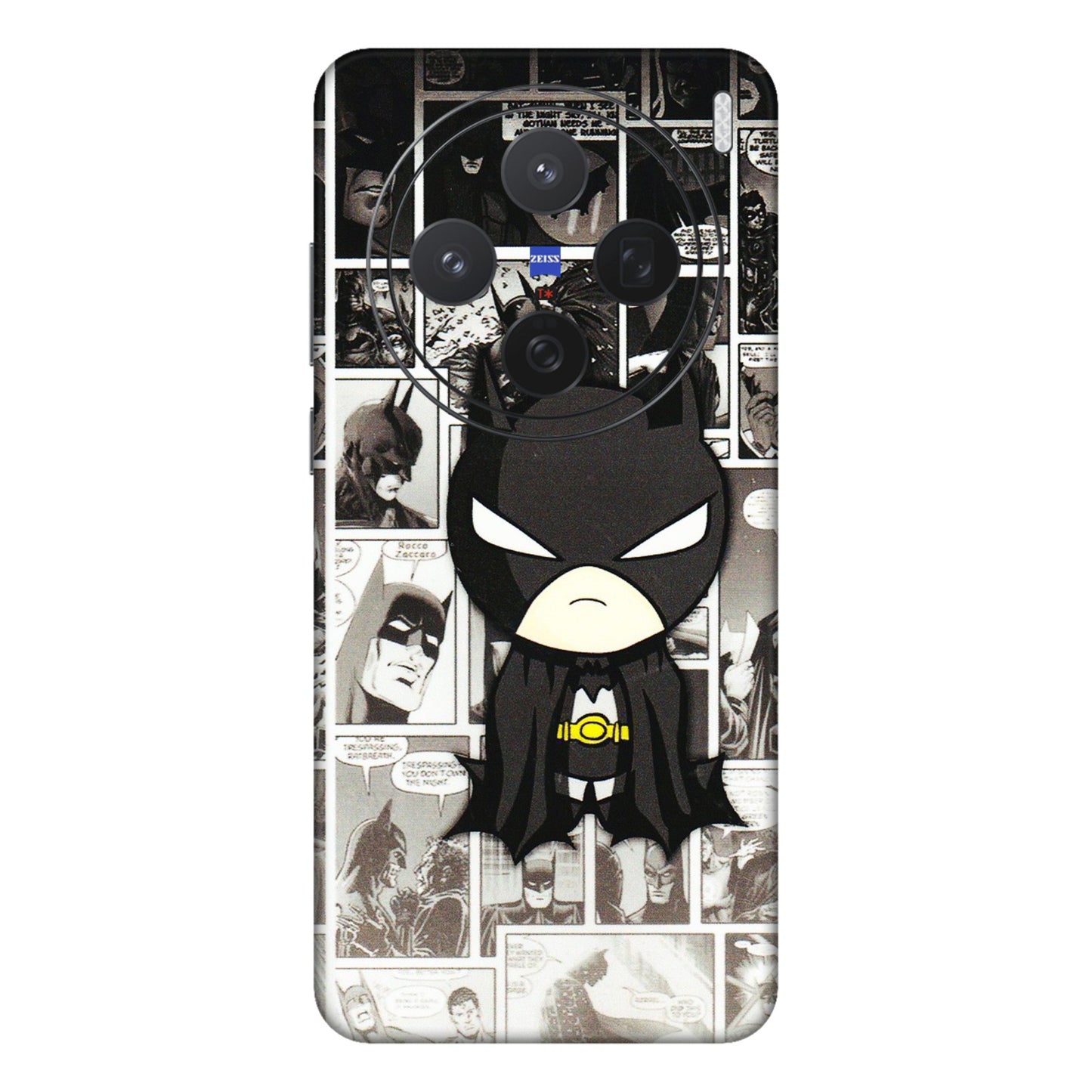 VIVO Z/V/X/T/U/S Series Phone Skins (All Models) - Toon Batman - 3D Embossed Finish (L-182) Vivo X200 (5G)