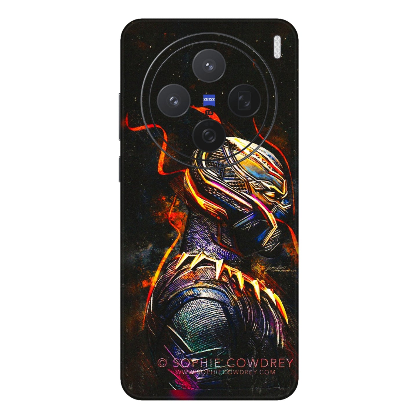 VIVO Z/V/X/T/U/S Series Phone Skins (All Models) - Black Panther - 3D Embossed Finish (L-190) Vivo X200 (5G)