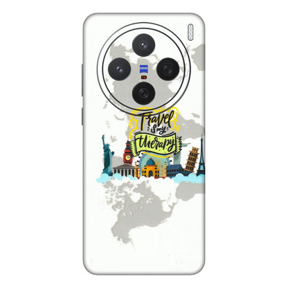 VIVO Z/V/X/T/U/S Series Phone Skins (All Models) - Travel Therapy - 3D Embossed Finish (L-199) Vivo X200 (5G)