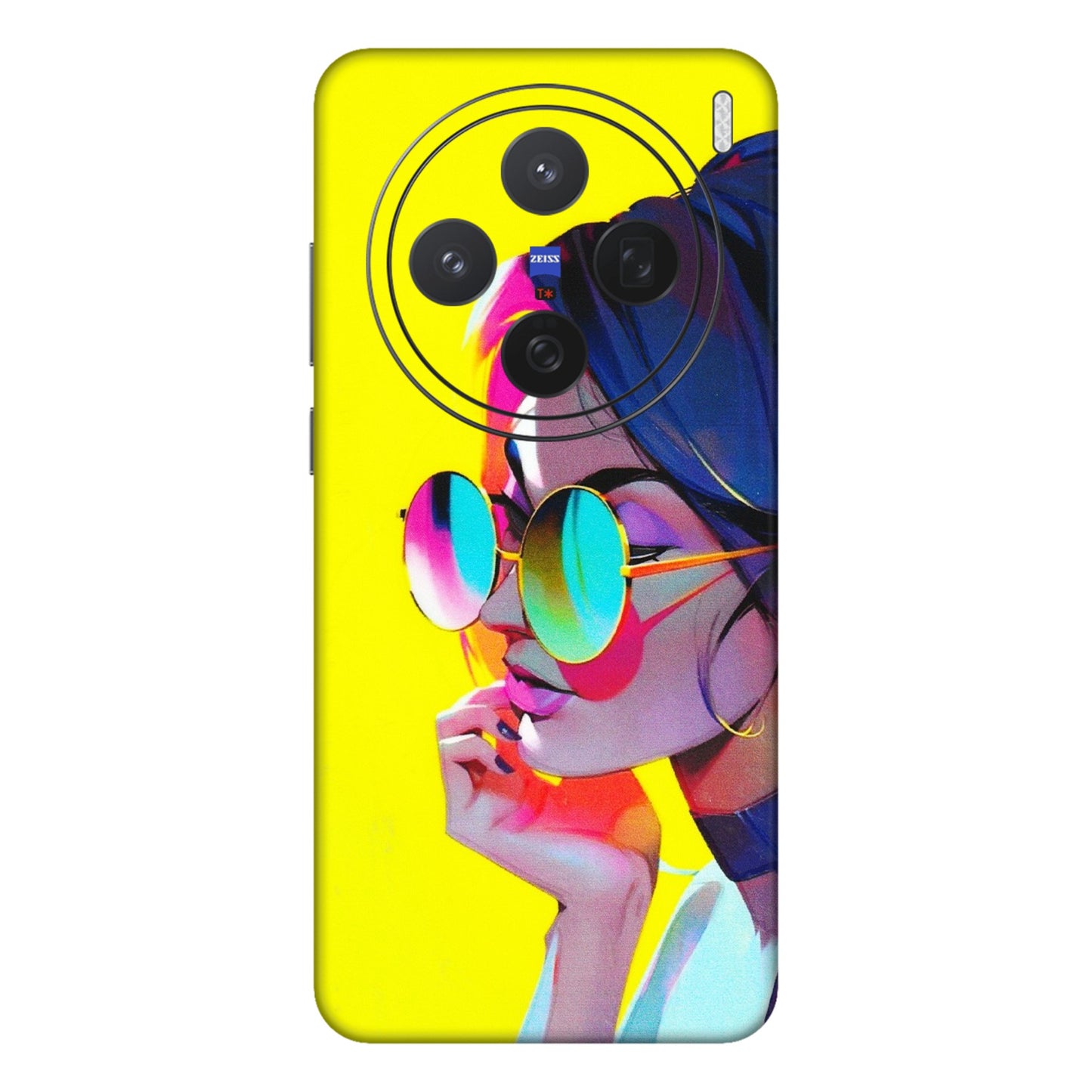 VIVO Z/V/X/T/U/S Series Phone Skins (All Models) - Bold Stylish Girl - 3D Embossed Finish (L-222) Vivo X200 (5G)