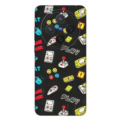 VIVO Z/V/X/T/U/S Series Phone Skins (All Models) - Gaming Doodles - 3D Embossed Finish (L-224) Vivo X200 (5G)