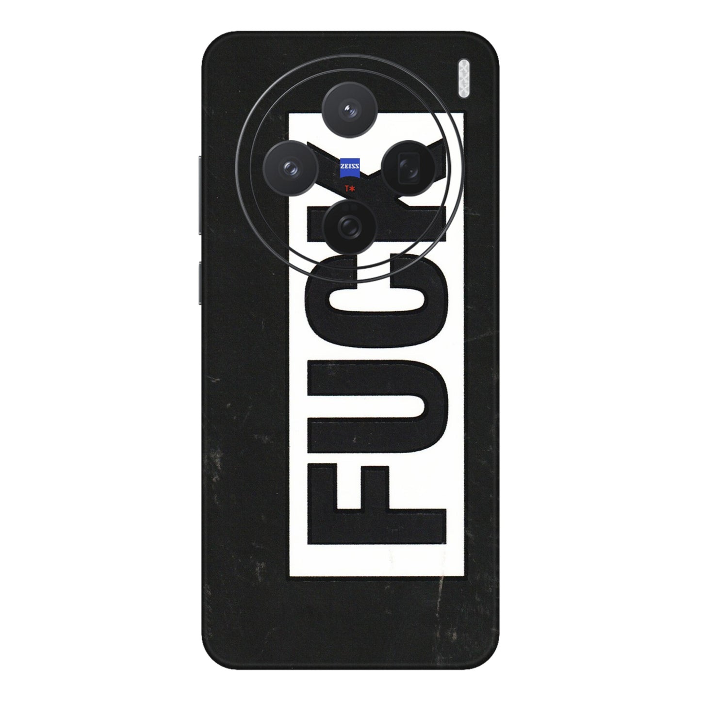 VIVO Z/V/X/T/U/S Series Phone Skins (All Models) - The F Word - 3D Embossed Finish (L-255) Vivo X200 (5G)