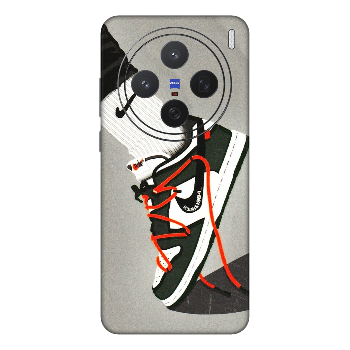 VIVO Z/V/X/T/U/S Series Phone Skins (All Models) - New Grey Sneaker - 3D Embossed Finish (L-261) Vivo X200 (5G)