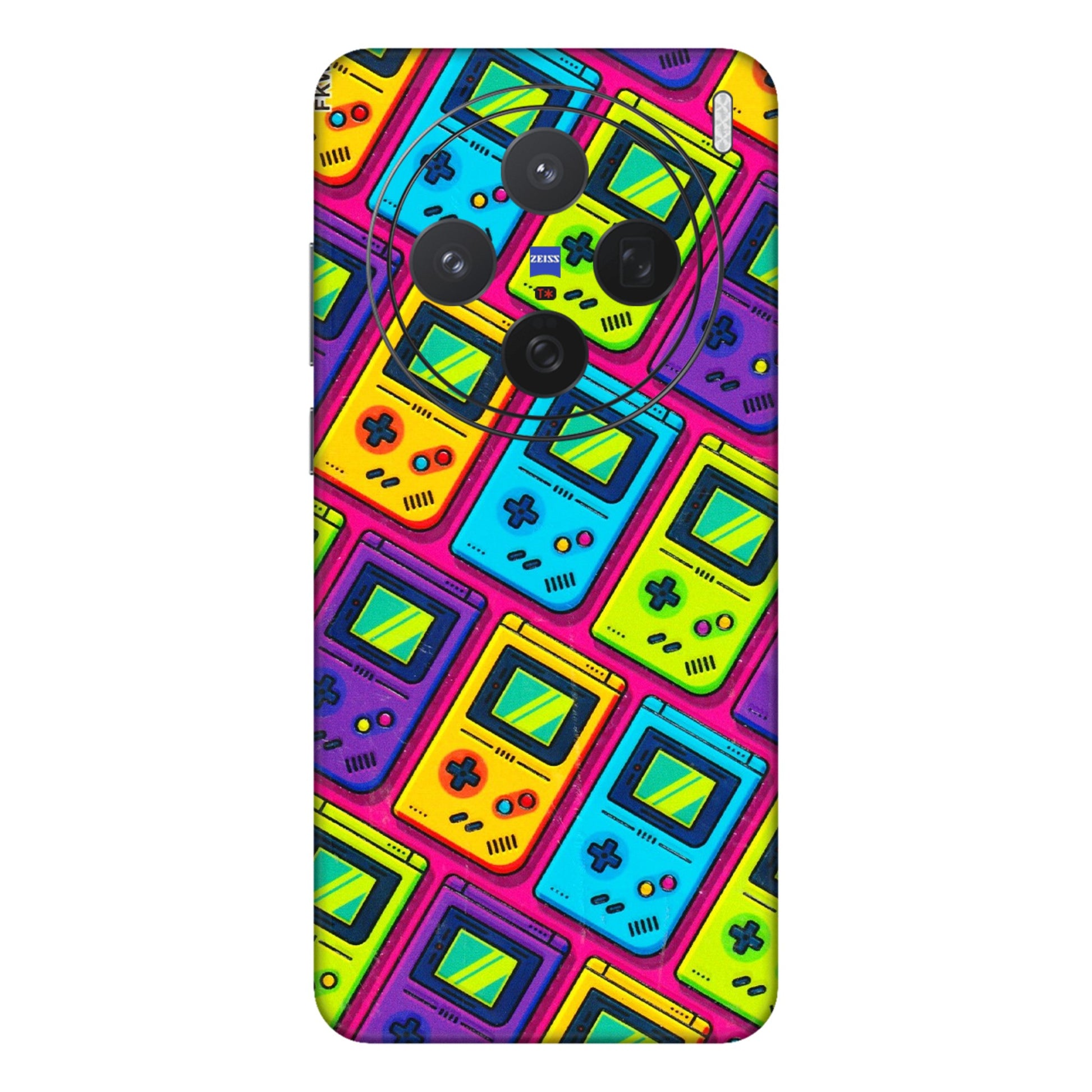 VIVO Z/V/X/T/U/S Series Phone Skins (All Models) - Gameboy Colourful - 3D Embossed Finish (L-266) Vivo X200 (5G)