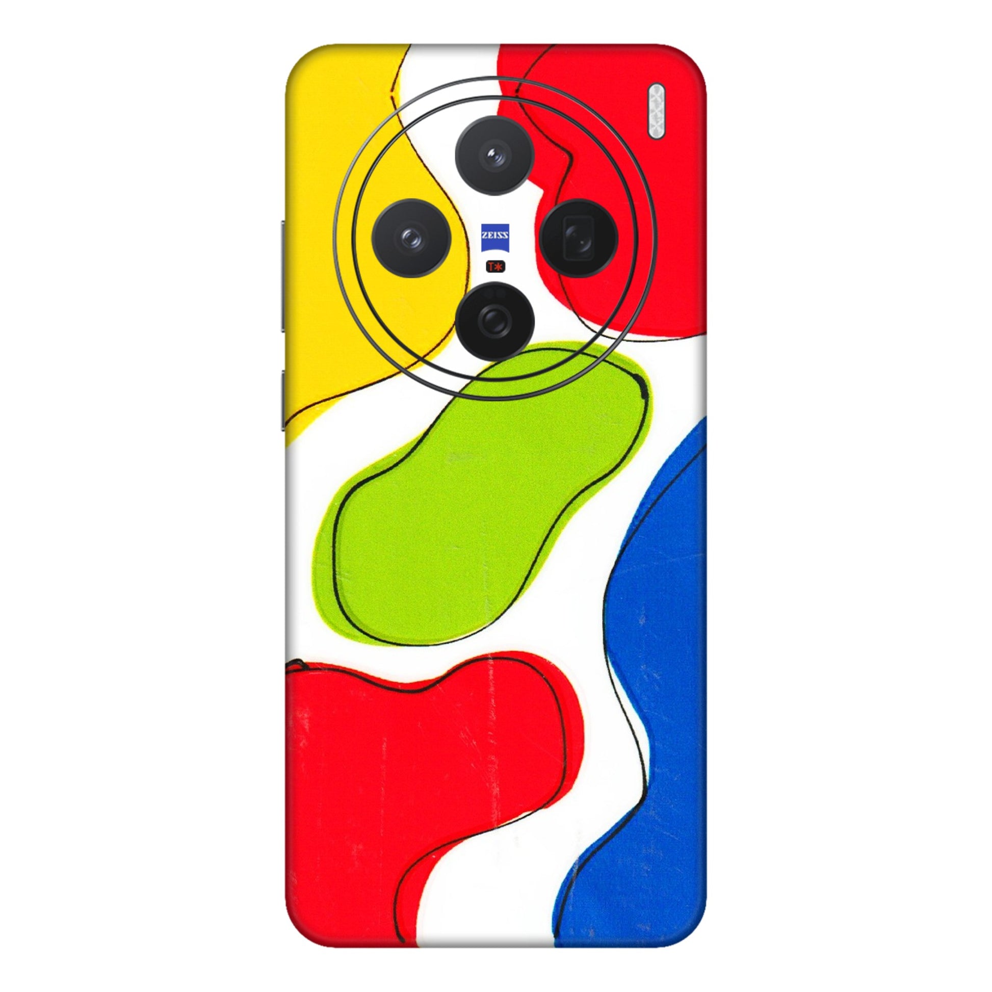 VIVO Z/V/X/T/U/S Series Phone Skins (All Models) - RGB Colour Paint - 3D Embossed Finish (L-284) Vivo X200 (5G)