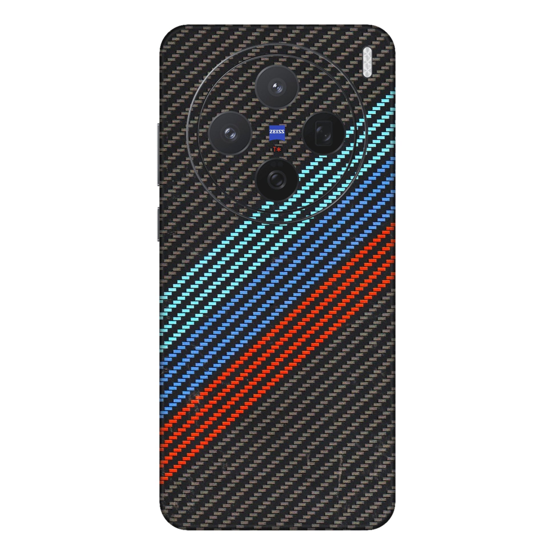 VIVO Z/V/X/T/U/S Series Phone Skins (All Models) - Carbon BM - 3D Embossed Finish (L-302) Vivo X200 (5G)