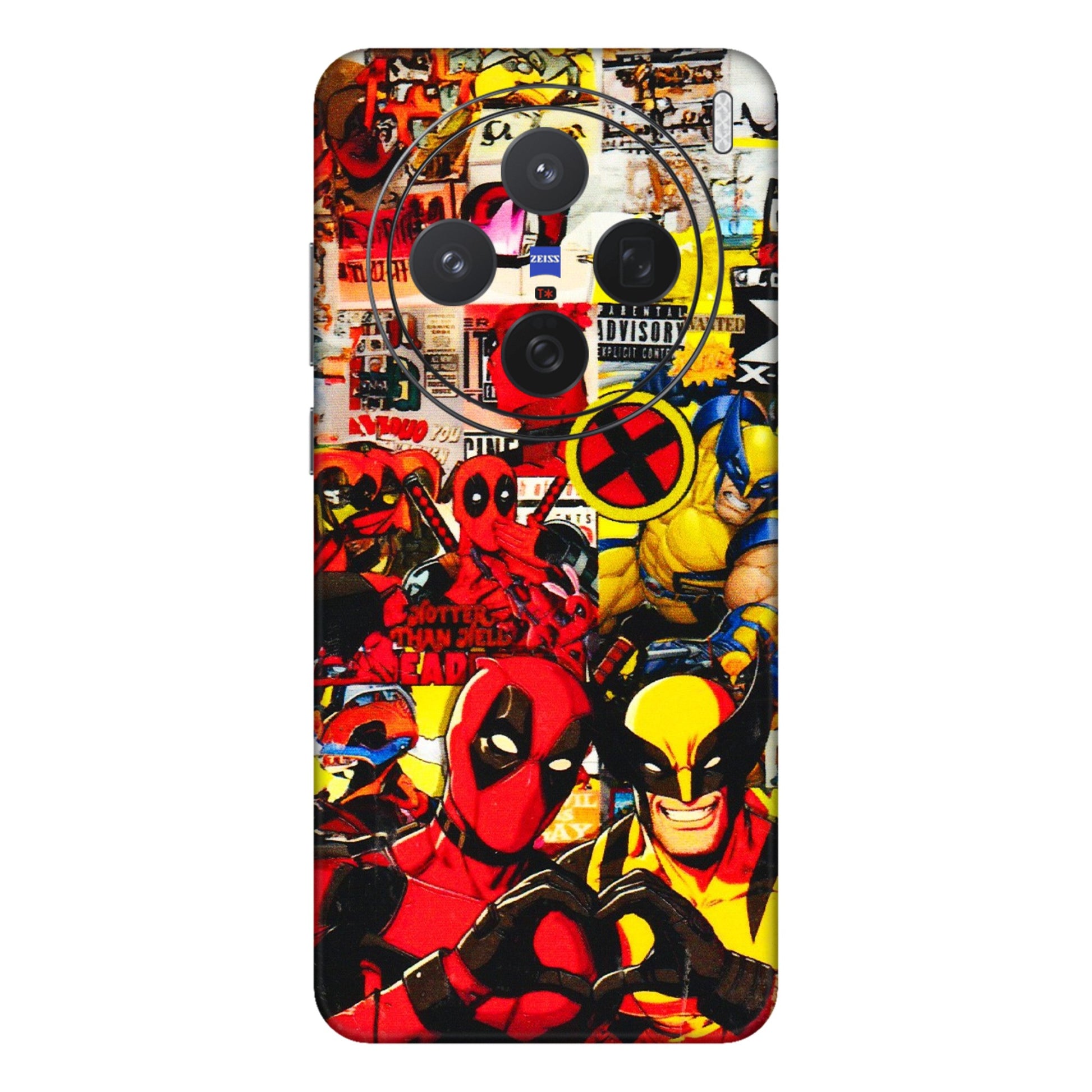 VIVO Z/V/X/T/U/S Series Phone Skins (All Models) - Spidy Wolverine - 3D Embossed Finish (L-310) Vivo X200 (5G)