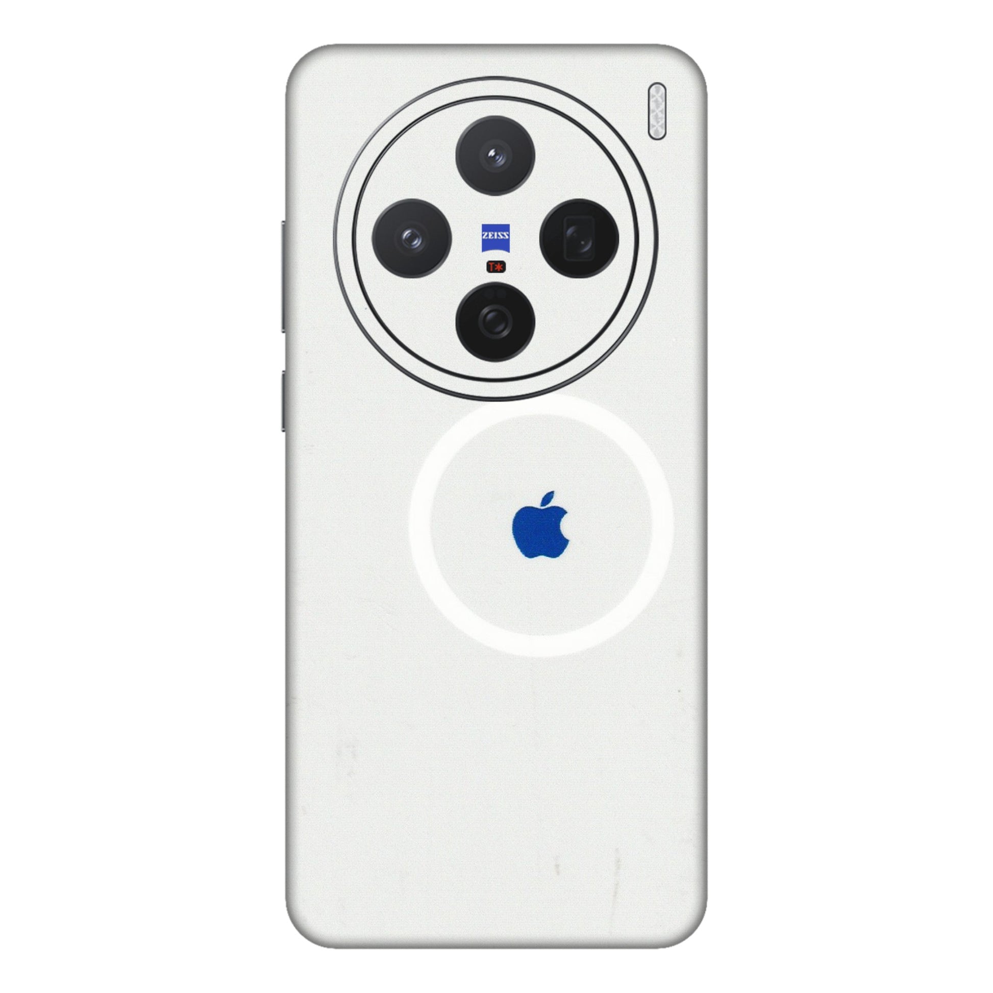 VIVO Z/V/X/T/U/S Series Phone Skins (All Models) - iPhone Magsafe Logo - 3D Embossed Finish (L-320) Vivo X200 (5G)