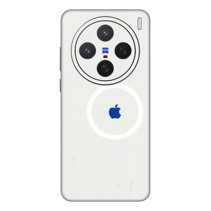 VIVO Z/V/X/T/U/S Series Phone Skins (All Models) - iPhone Magsafe Logo - 3D Embossed Finish (L-320) Vivo X200 (5G)