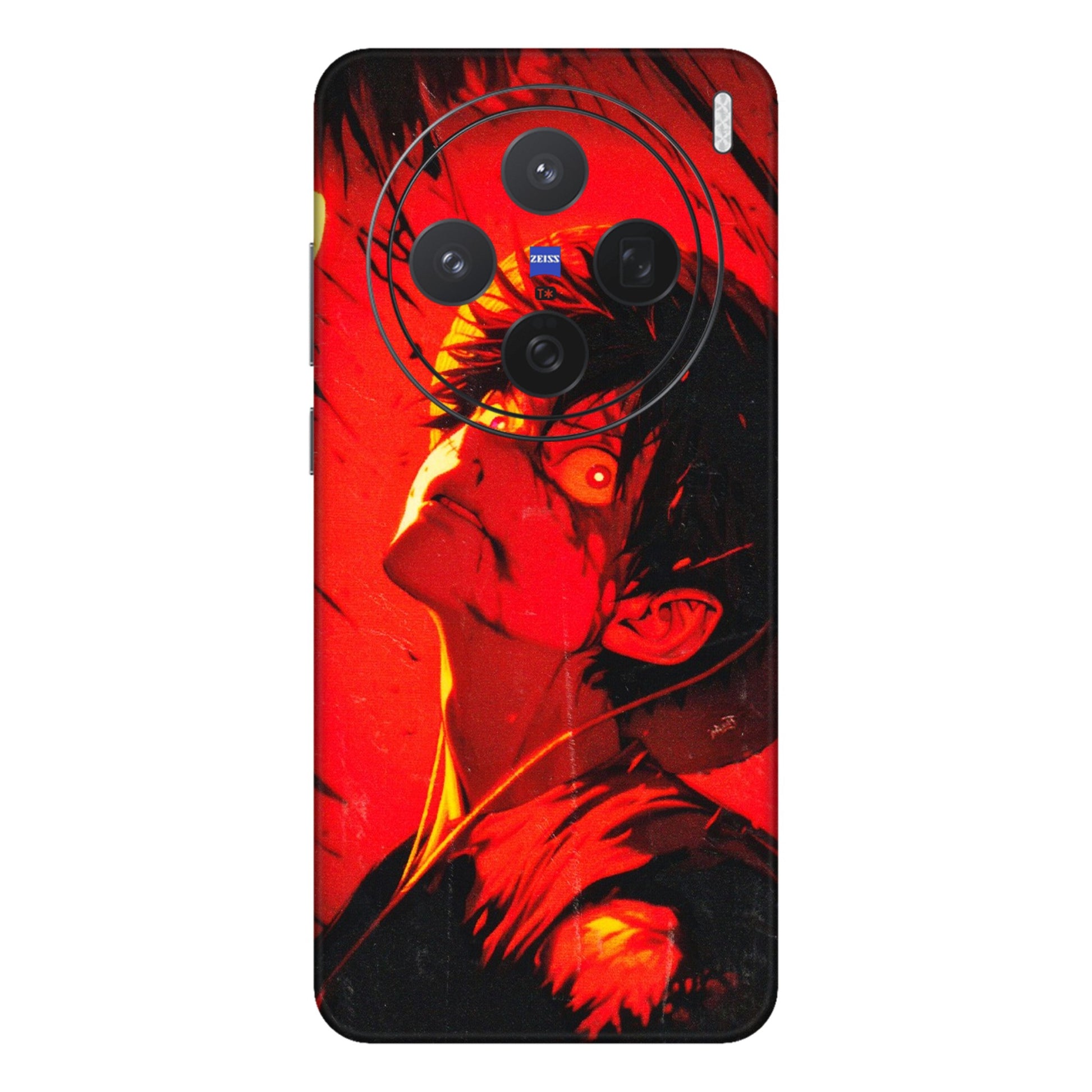 VIVO Z/V/X/T/U/S Series Phone Skins (All Models) - D.Luffy Power Up One Piece Anime - 3D Embossed Finish (L-326) Vivo X200 (5G)