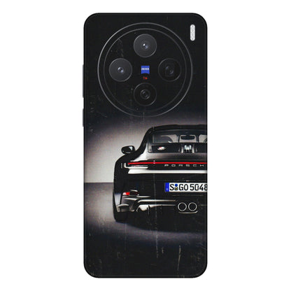 VIVO Z/V/X/T/U/S Series Phone Skins (All Models) - New Black Porsche GT3 - 3D Embossed Finish (L-327) Vivo X200 (5G)