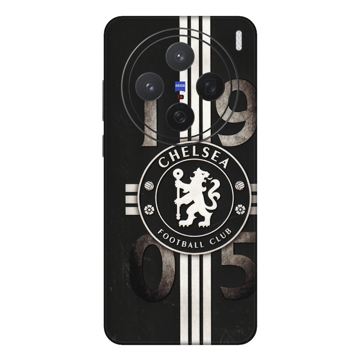 VIVO Z/V/X/T/U/S Series Phone Skins (All Models) - Chelsea Fan Club - 3D Embossed Finish (L-36) Vivo X200 (5G)