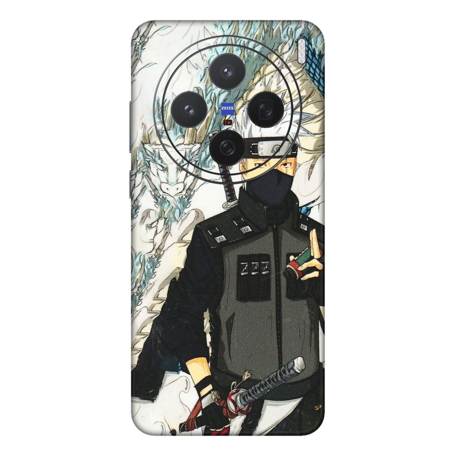 VIVO Z/V/X/T/U/S Series Phone Skins (All Models) - Kakashi Hatake Naruto Anime - 3D Embossed Finish (L-46) Vivo X200 (5G)