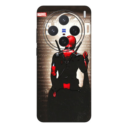 VIVO Z/V/X/T/U/S Series Phone Skins (All Models) - Deadpool - 3D Embossed Finish (L-56) Vivo X200 (5G)