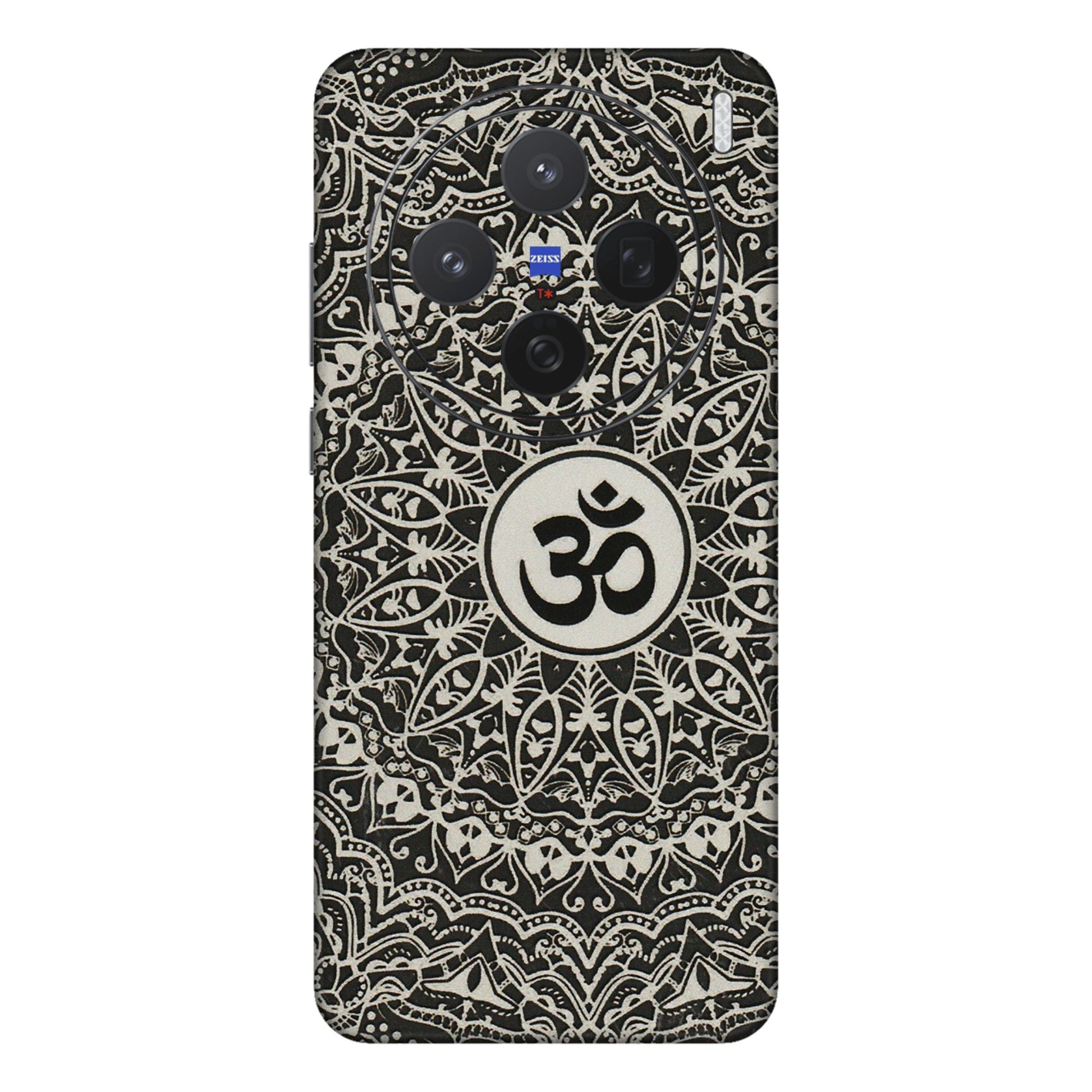 VIVO Z/V/X/T/U/S Series Phone Skins (All Models) - Aum Elegant Mandala - 3D Embossed Finish (L-62) Vivo X200 (5G)
