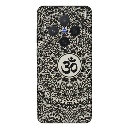 VIVO Z/V/X/T/U/S Series Phone Skins (All Models) - Aum Elegant Mandala - 3D Embossed Finish (L-62) Vivo X200 (5G)