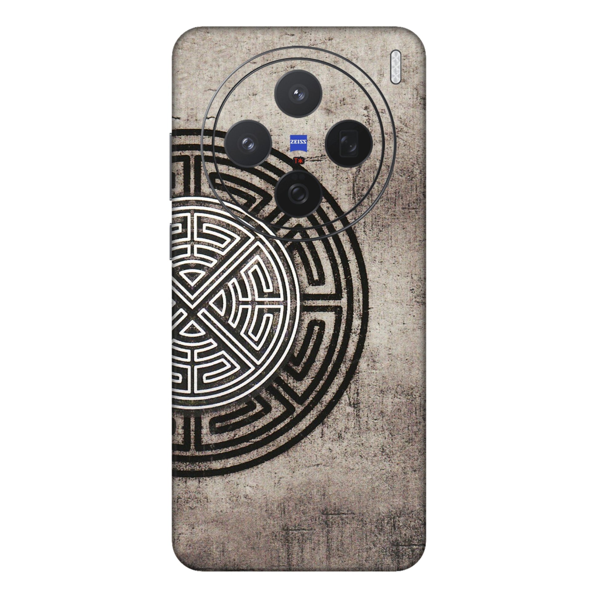 VIVO Z/V/X/T/U/S Series Phone Skins (All Models) - Mysterious Circular Design - 3D Embossed Finish (L-63) Vivo X200 (5G)