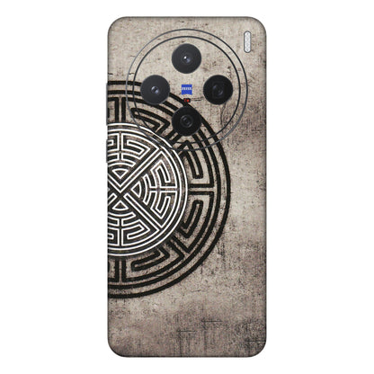 VIVO Z/V/X/T/U/S Series Phone Skins (All Models) - Mysterious Circular Design - 3D Embossed Finish (L-63) Vivo X200 (5G)