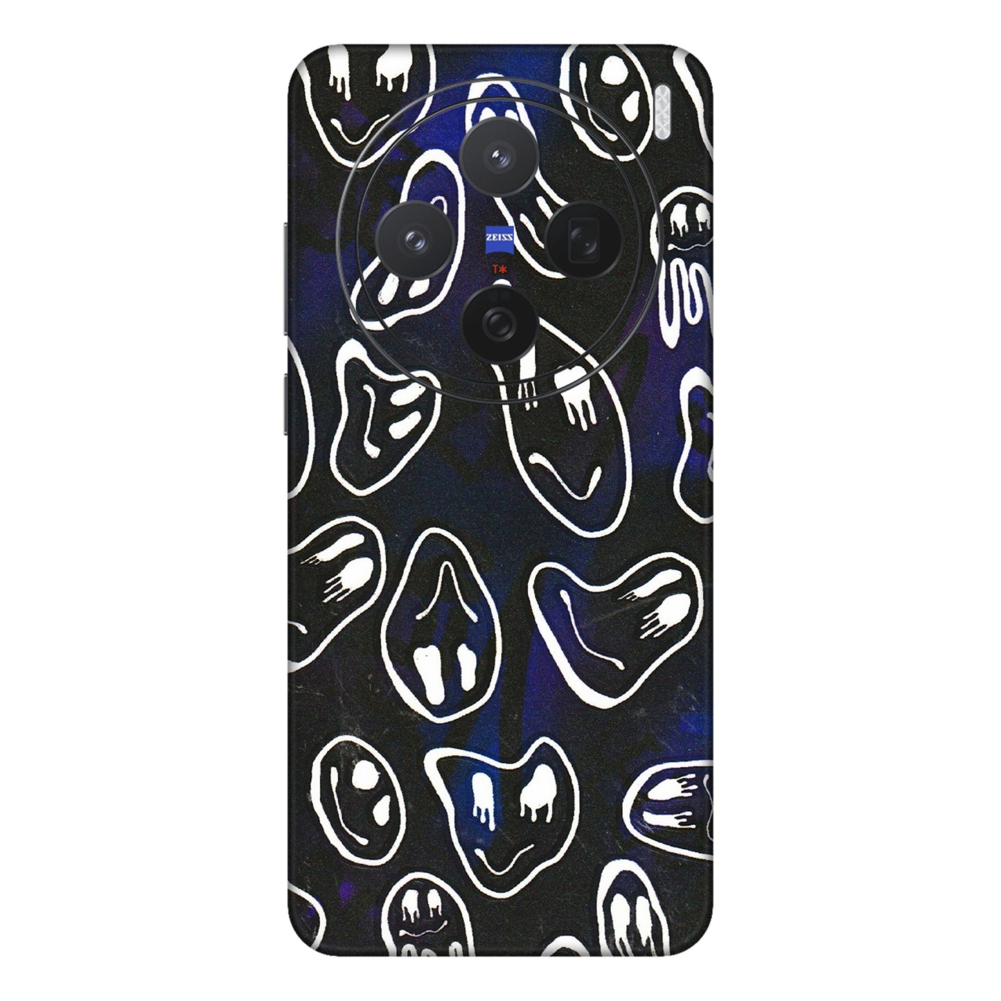 VIVO Z/V/X/T/U/S Series Phone Skins (All Models) - Distorted Smileys - 3D Embossed Finish (L-92) Vivo X200 (5G)