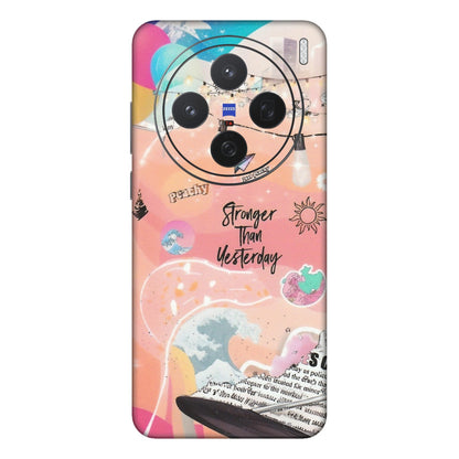 VIVO Z/V/X/T/U/S Series Phone Skins (All Models) - Stronger Then Yesterday - Matte Finish (M-128) Vivo X200 (5G)