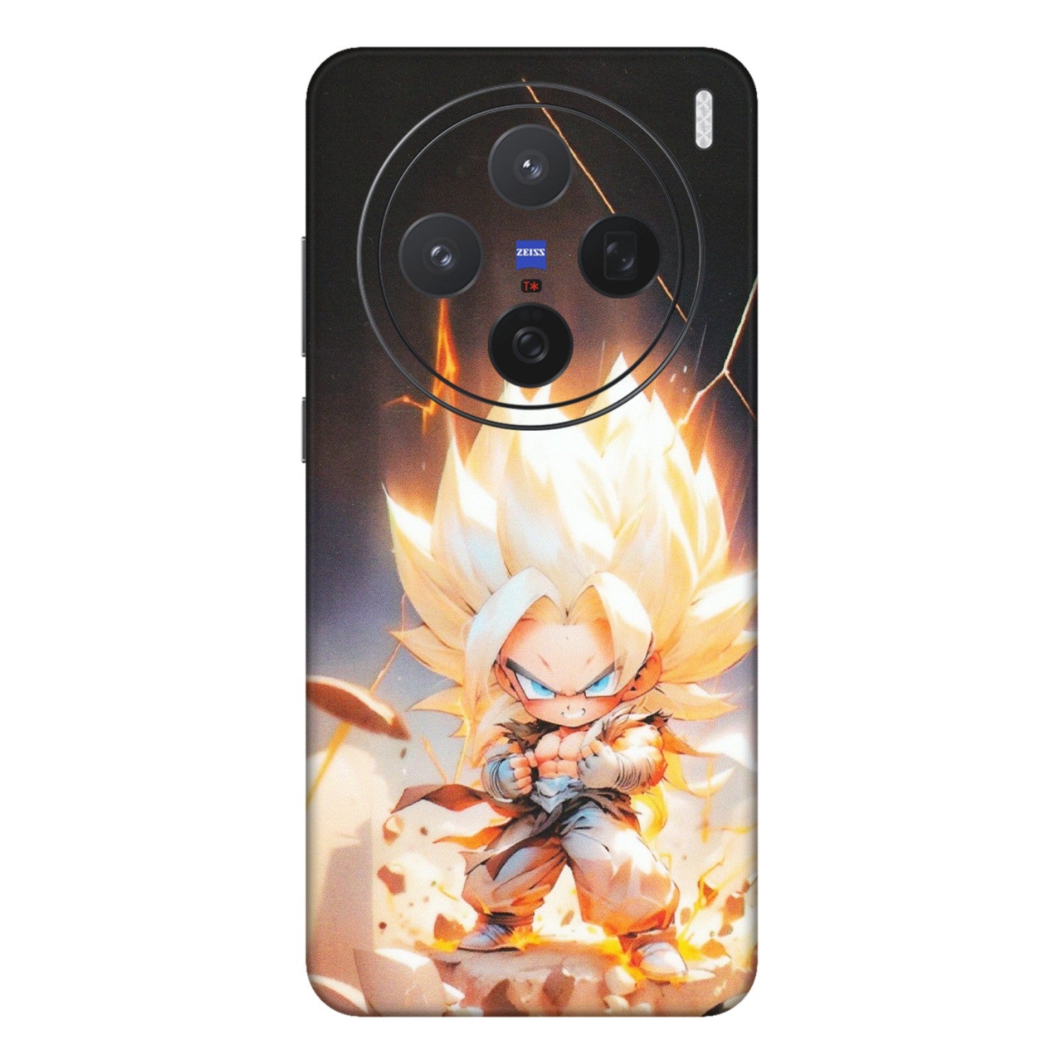 VIVO Z/V/X/T/U/S Series Phone Skins (All Models) - Goku Dragon Cute Anime - Matte Finish (M-131) Vivo X200 (5G)