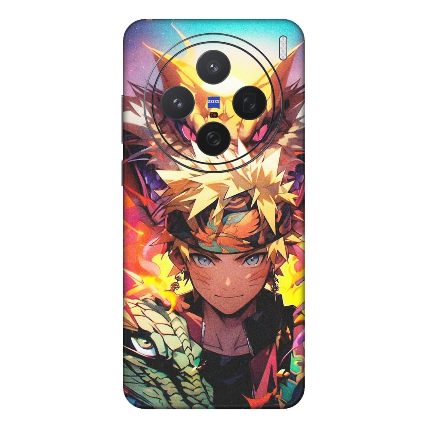 VIVO Z/V/X/T/U/S Series Phone Skins (All Models) - Angry Naruto Anime - Matte Finish (M-148) Vivo X200 (5G)