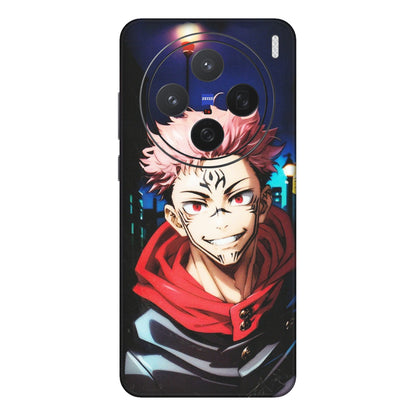 VIVO Z/V/X/T/U/S Series Phone Skins (All Models) - Yuji Itadori Funny Face Anime - Matte Finish (M-152) Vivo X200 (5G)
