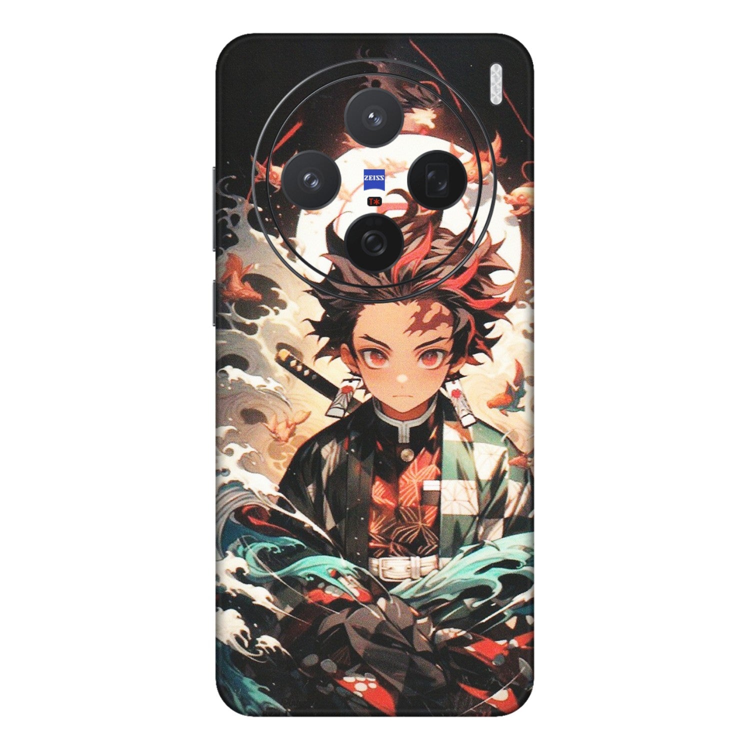 VIVO Z/V/X/T/U/S Series Phone Skins (All Models) - Tanjiro Demon Slayer Anime - Matte Finish (M-158) Vivo X200 (5G)