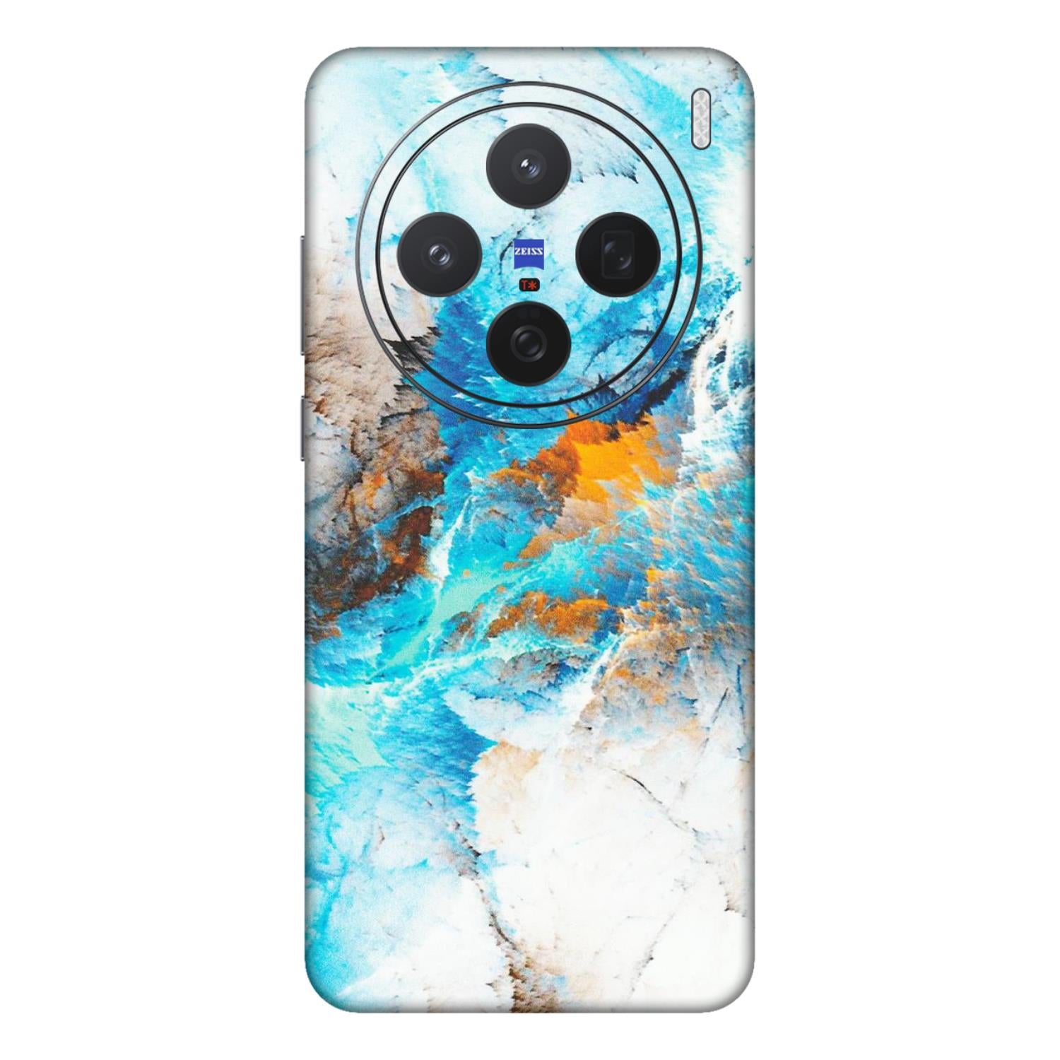VIVO Z/V/X/T/U/S Series Phone Skins (All Models) - Blue Waves Abstract - Matte Finish (M-19) Vivo X200 (5G)