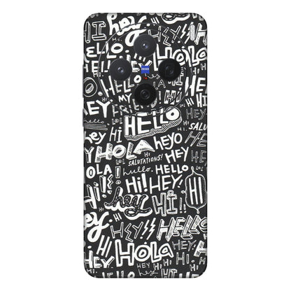 VIVO Z/V/X/T/U/S Series Phone Skins (All Models) - Hi Hello Doodles - Matte Finish (M-25) Vivo X200 (5G)