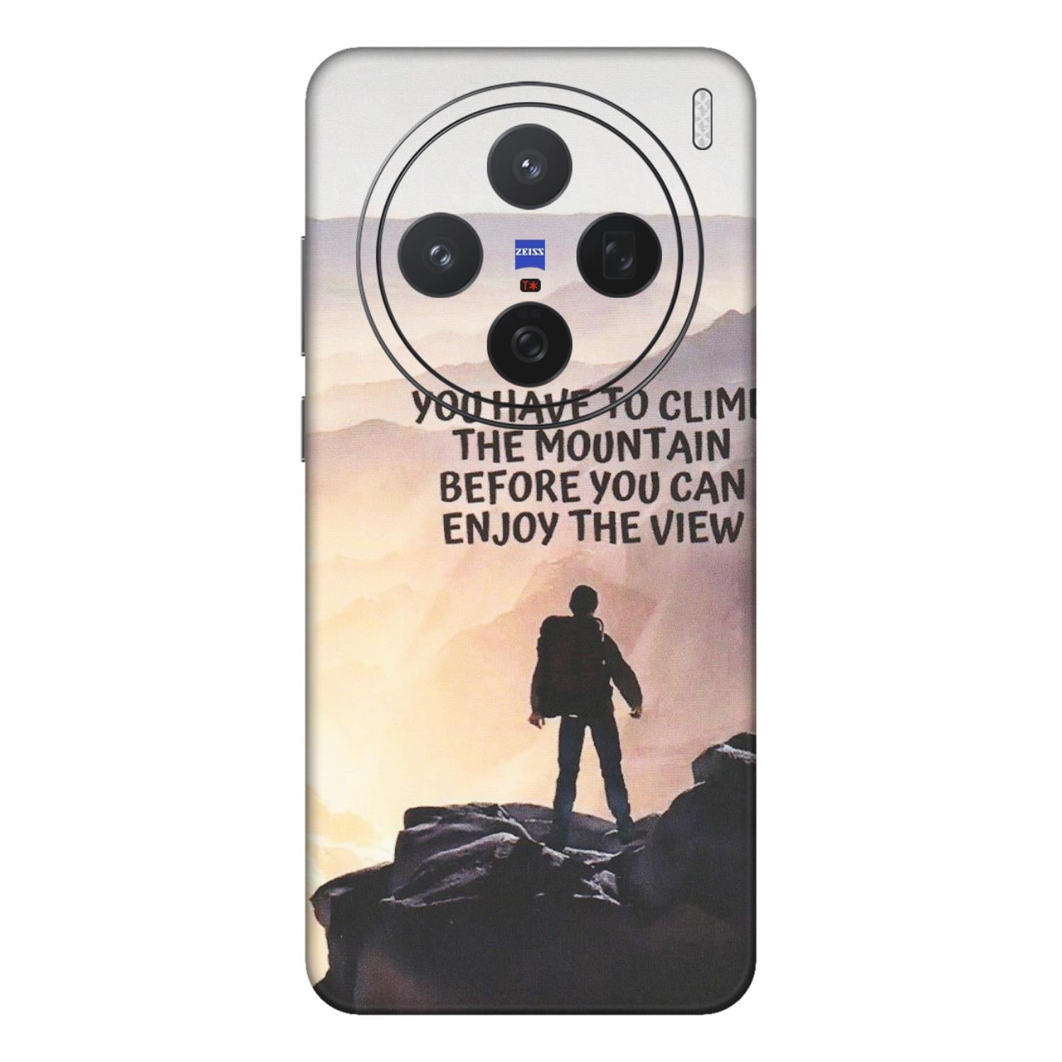 VIVO Z/V/X/T/U/S Series Phone Skins (All Models) - Motivational Hiking Mountain - Matte Finish (M-28) Vivo X200 (5G)