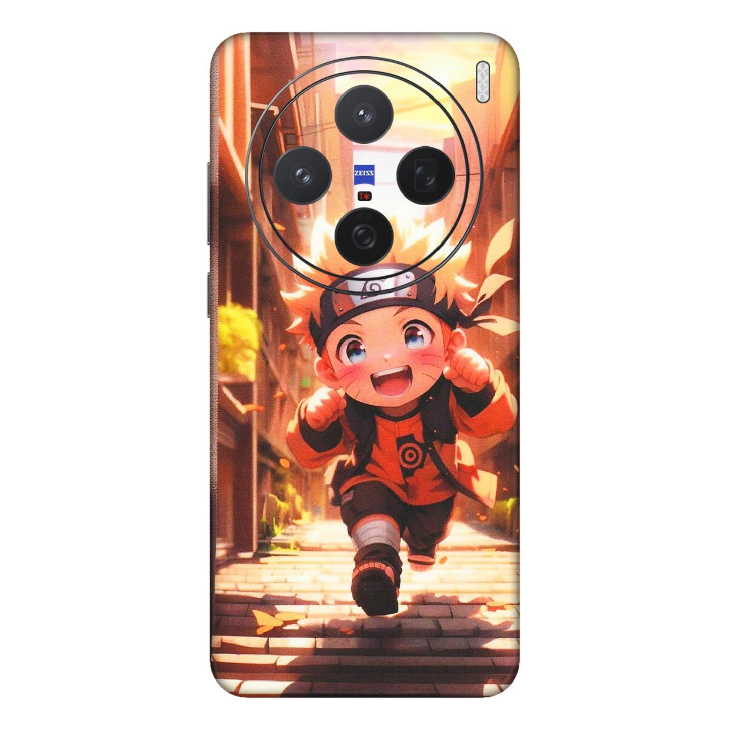VIVO Z/V/X/T/U/S Series Phone Skins (All Models) - Naruto Cute Toon Running - Matte Finish (M-04) Vivo X200 (5G)