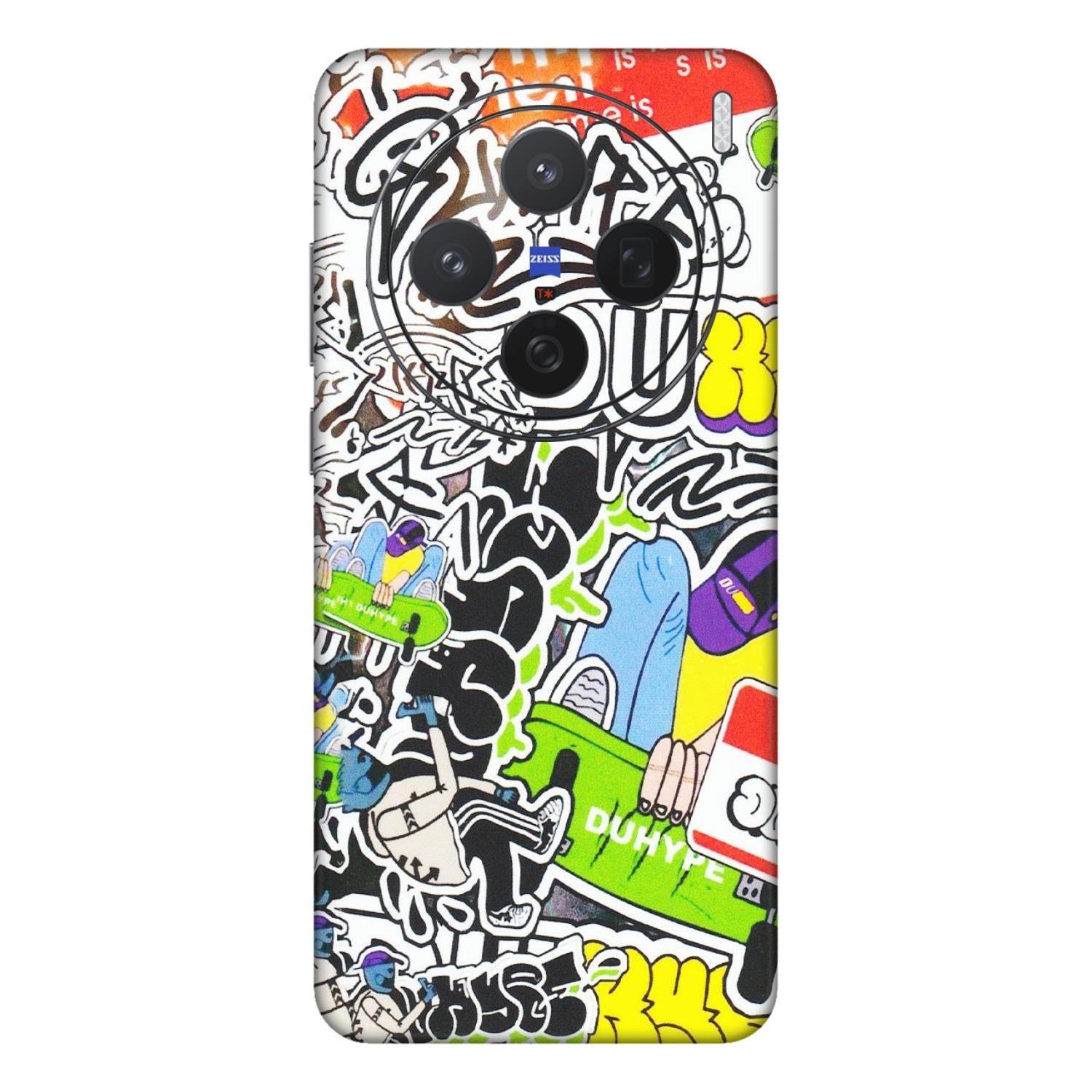 VIVO Z/V/X/T/U/S Series Phone Skins (All Models) - Dope Graffiti - Matte Finish (M-61) Vivo X200 (5G)