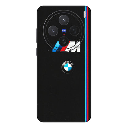 VIVO Z/V/X/T/U/S Series Phone Skins (All Models) - Styling With Black BMW - Matte Finish (M-74) Vivo X200 (5G)