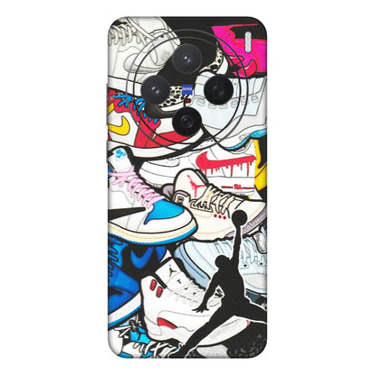 VIVO Z/V/X/T/U/S Series Phone Skins (All Models) - Jordan Sneakers Fan - Matte Finish (M-80) Vivo X200 (5G)