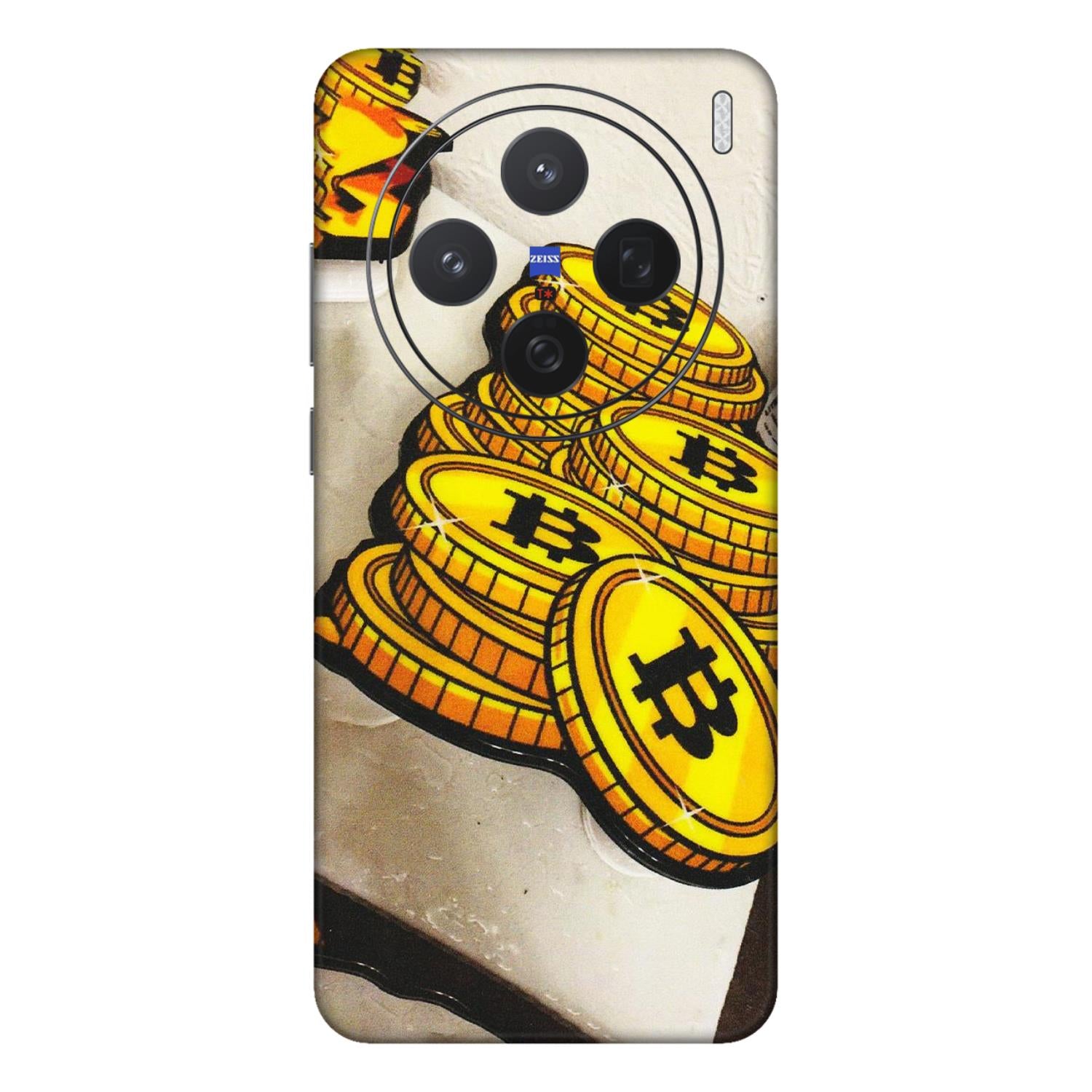 VIVO Z/V/X/T/U/S Series Phone Skins (All Models) - Billionaire Bitcoin Collection - Matte Finish (M-92) Vivo X200 (5G)