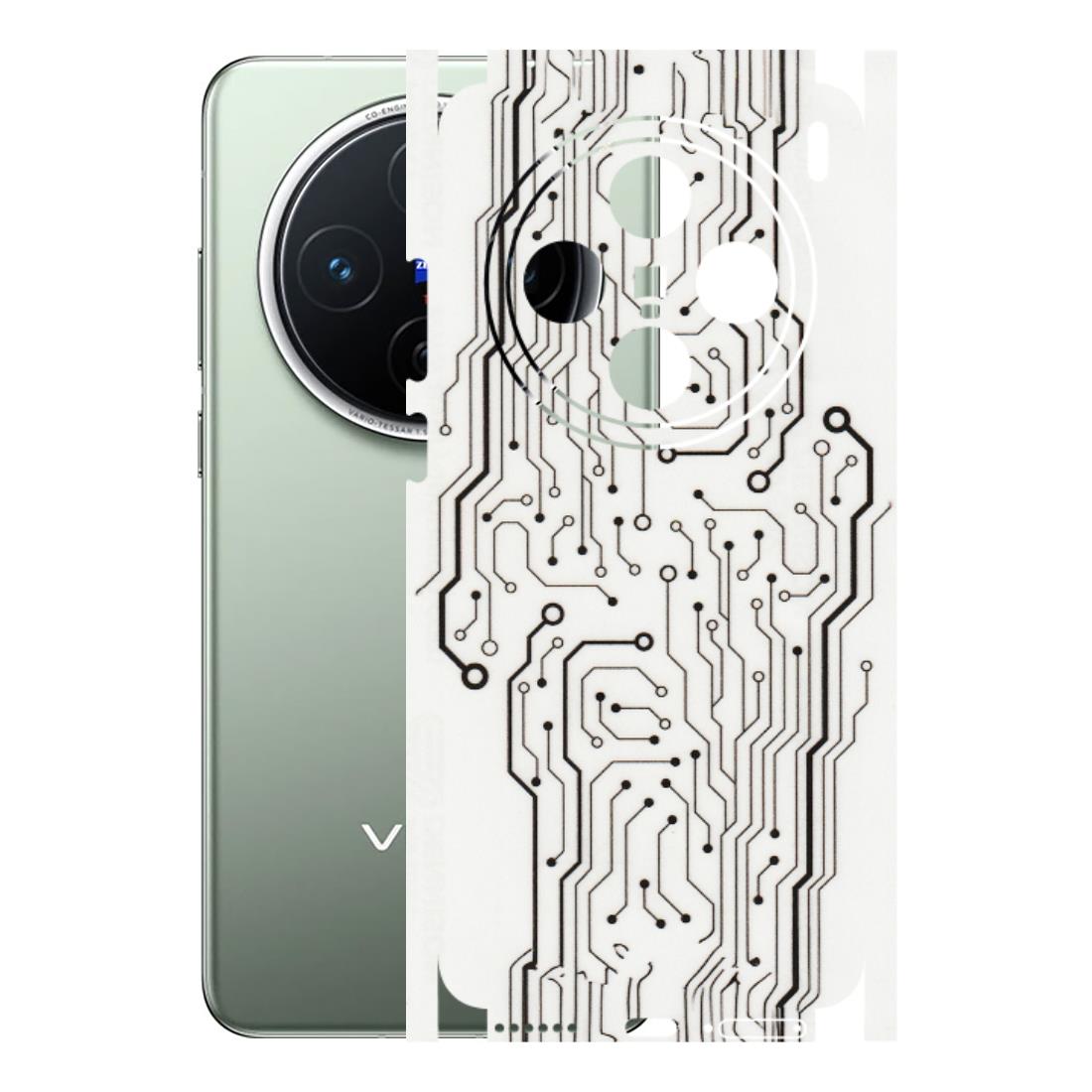 VIVO Z/V/X/T/U/S Series Phone Skins (All Models) - Tech Circuits - Transparent Finish (T-03) Vivo X200 (5G)