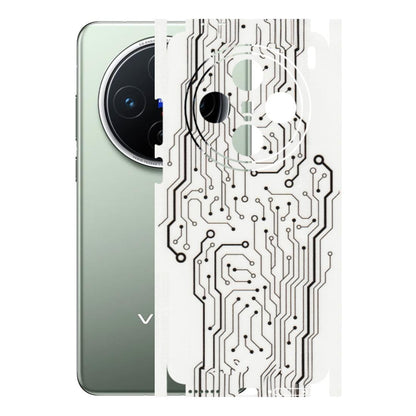 VIVO Z/V/X/T/U/S Series Phone Skins (All Models) - Tech Circuits - Transparent Finish (T-03) Vivo X200 (5G)