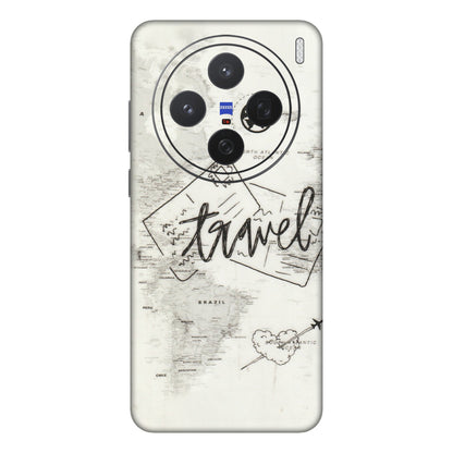 VIVO Z/V/X/T/U/S Series Phone Skins (All Models) - Travel Ticket - Transparent Finish (T-06) Vivo X200 (5G)