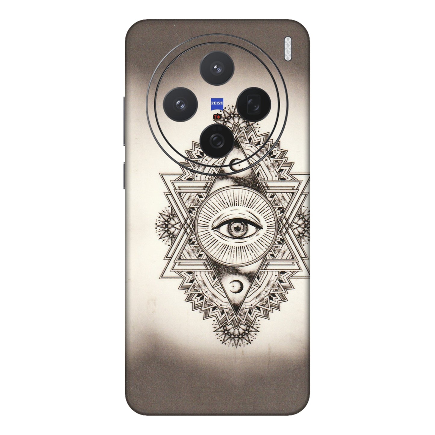 VIVO Z/V/X/T/U/S Series Phone Skins (All Models) - Illuminati Great Eye - Transparent Finish (T-14) Vivo X200 (5G)