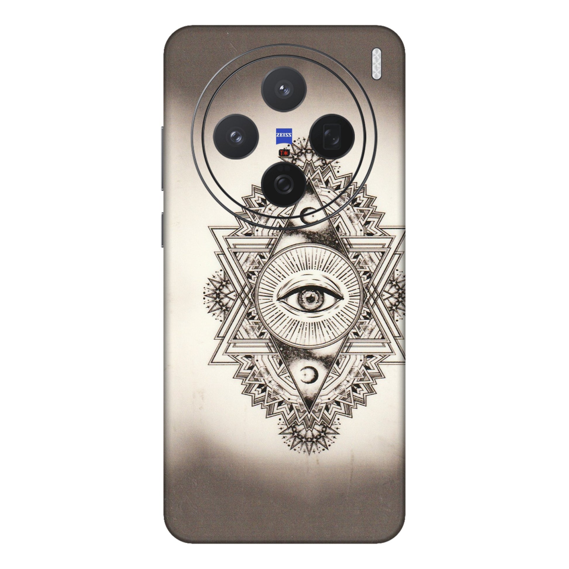 VIVO Z/V/X/T/U/S Series Phone Skins (All Models) - Illuminati Great Eye - Transparent Finish (T-14) Vivo X200 (5G)